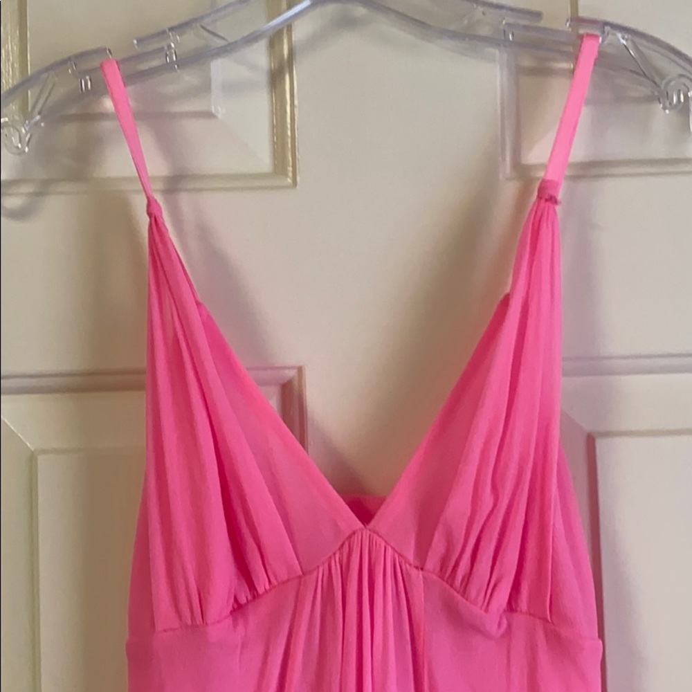 Dreamy Lightweight On Gossamer Hot Pink Nightgown - Picture 2 of 6